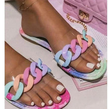 Load image into Gallery viewer, Pastel Chain Link Sandal