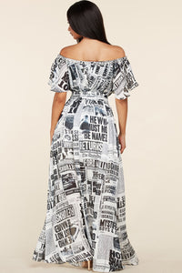 Newsworthy Maxidress