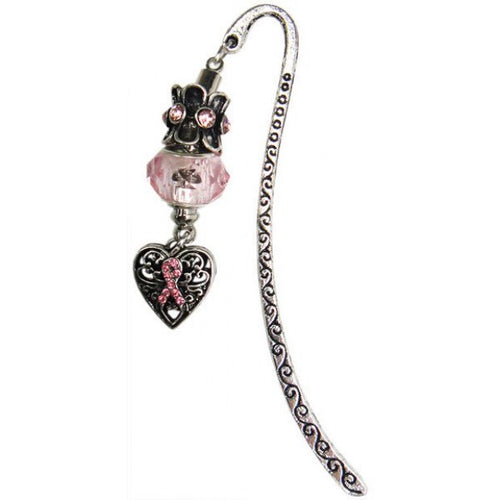 Pink Ribbon Breast Cancer Awareness Bookmark