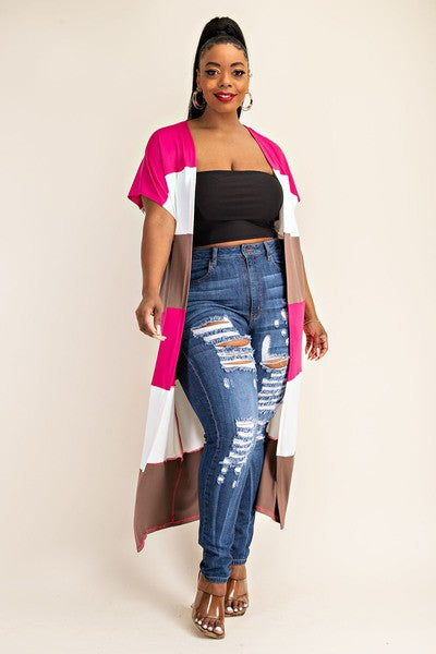 Colorblock Cardigan