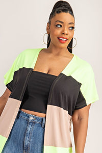 Colorblock Cardigan