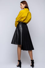 Load image into Gallery viewer, Asymmetrical Pleated Skirt