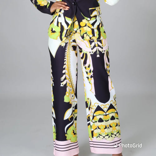 Floral Print Pants