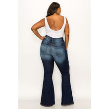 Load image into Gallery viewer, Curvy Distressed Jeans - Plus